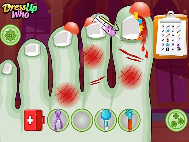 MONSTER FOOT DOCTOR joc online  POMU Jocuri