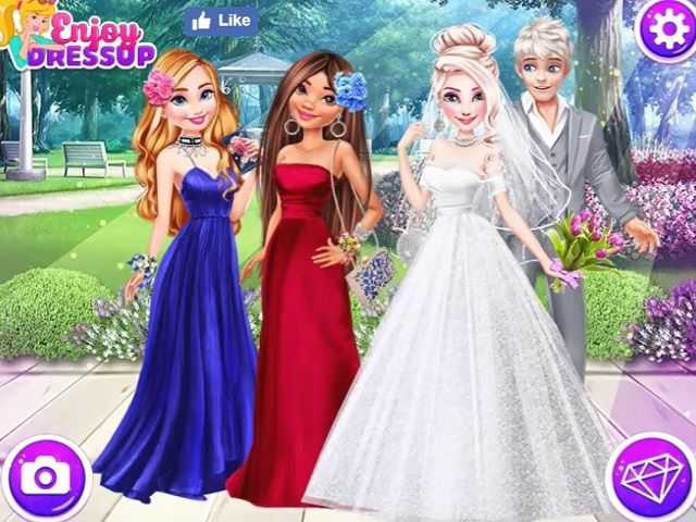 ELSA'S WONDERLAND WEDDING joc online  POMU Jocuri